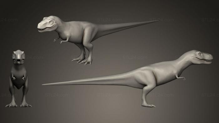 Статуэтки грифоны и драконы (STKG_0061) 3D модель для ЧПУ станка